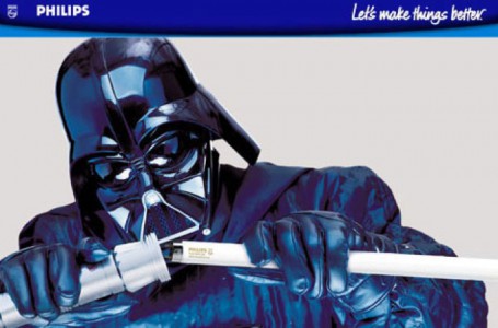 Philips Commercial: Darth Vader changes the bulb of his light sword